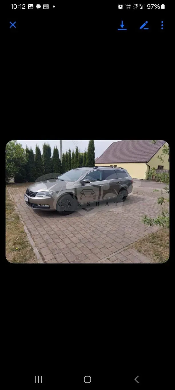 Volkswagen Passat B7 2.0 TDI DSG BlueMotion Technology Comfortline 2012