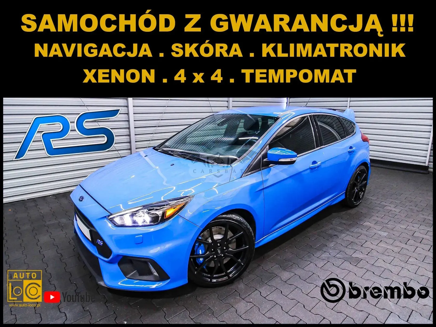 Ford Focus Mk3 2.3 EcoBoost S&S Allrad RS 2016
