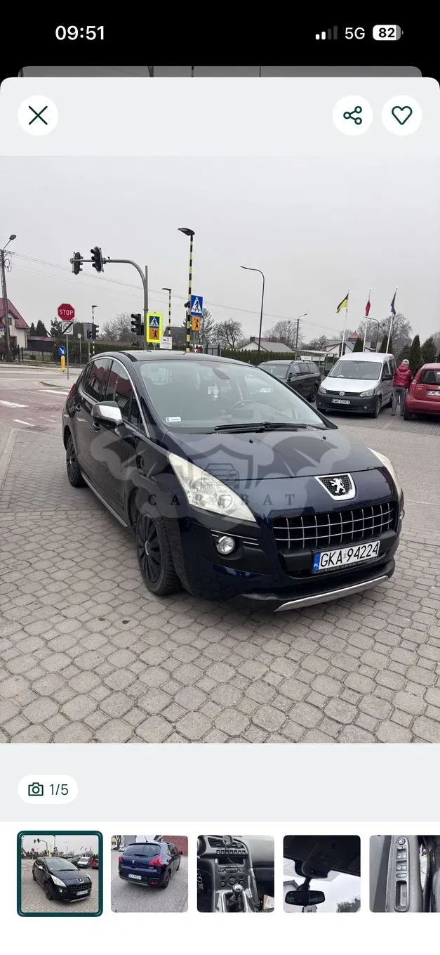 Peugeot 3008 I 1.6 HDi Premium 2009
