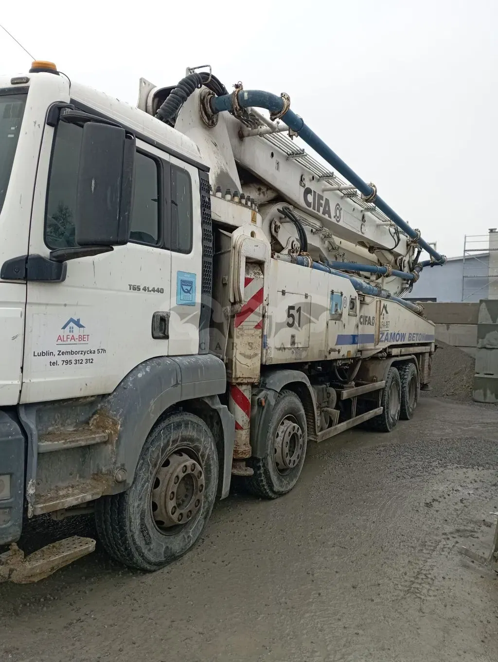 Man  pompa do betonu cifa k48 2009