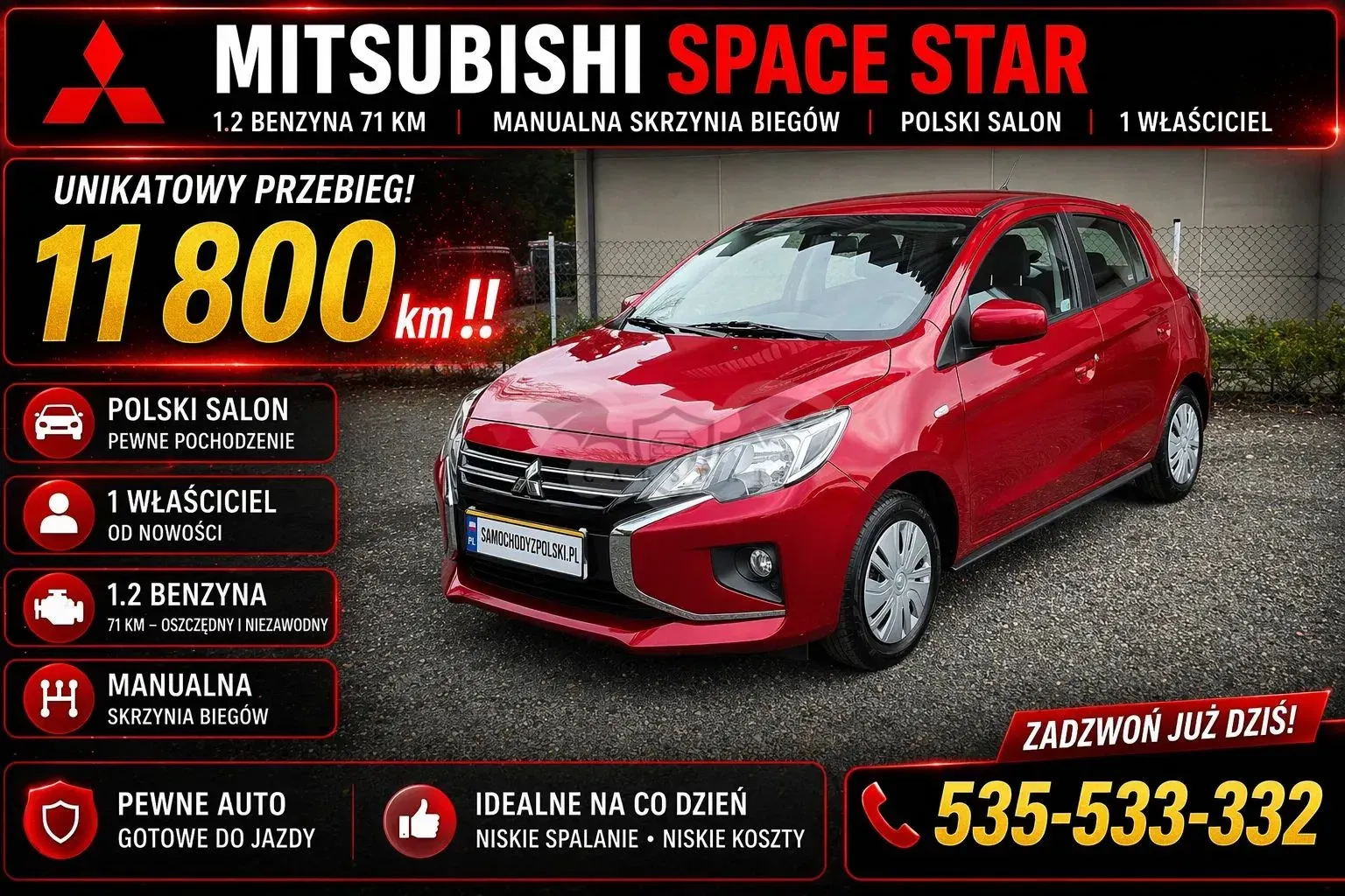 Mitsubishi Space Star II 1.2 AS&G Invite 2021