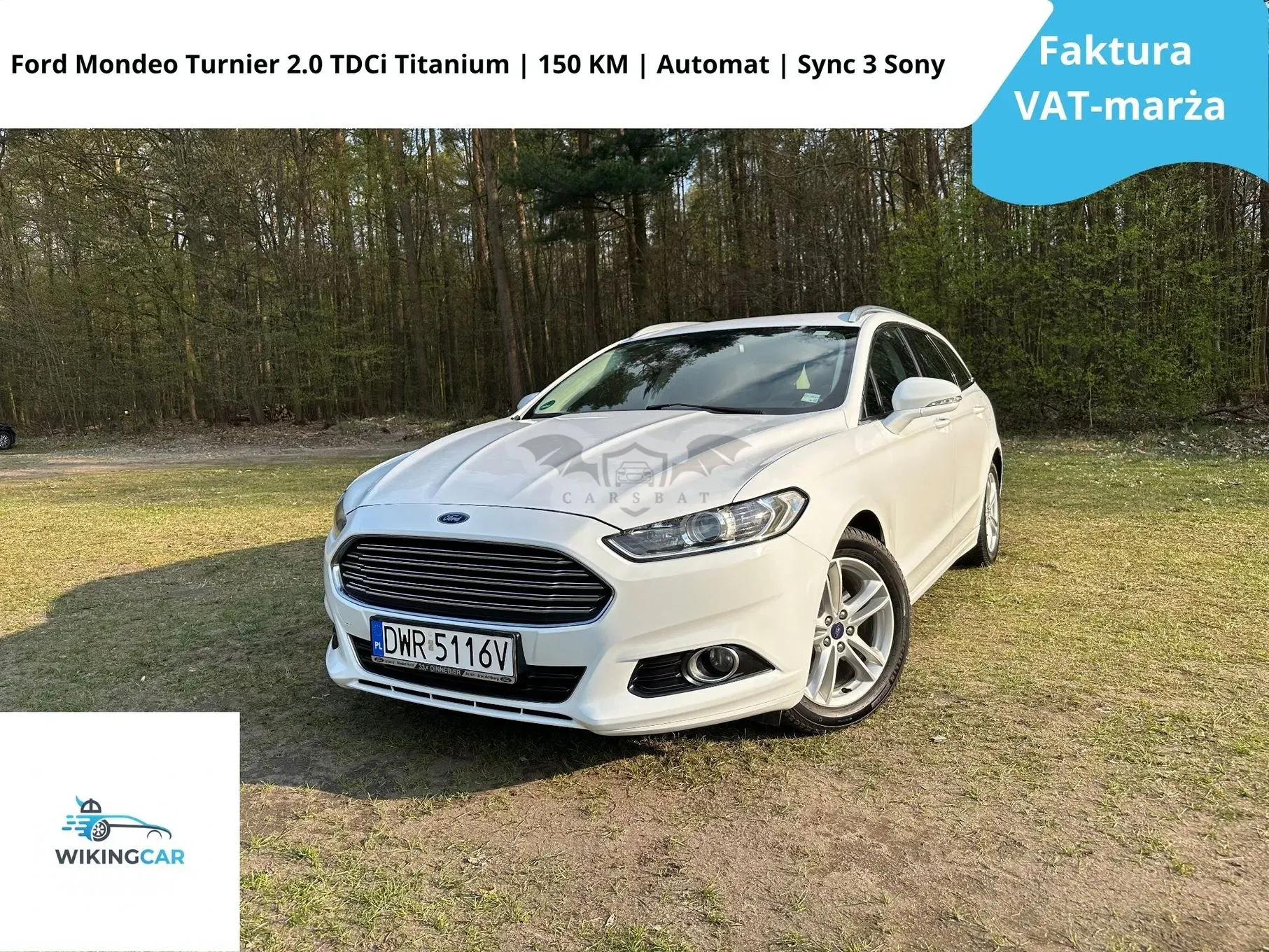 Ford Mondeo Mk5 2.0 TDCi Titanium PowerShift 2016