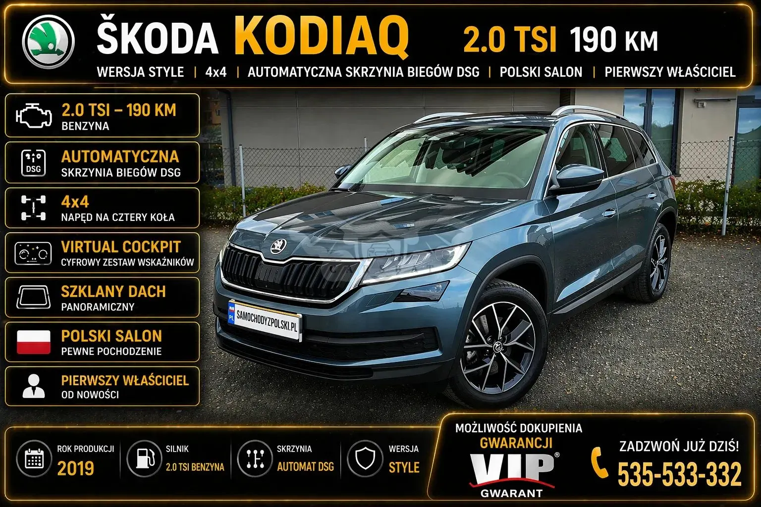 Skoda Kodiaq I 2.0 TSI 4x4 Style DSG 2019