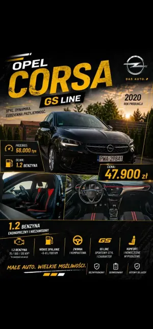 Opel Corsa F 1.2 Direct Injection Turbo Start/Stop GS Line 2020