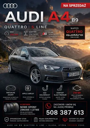 Audi A4 B9 2.0 TDI S tronic quattro design 2016