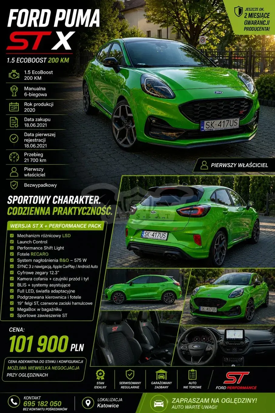 Ford Puma 1.5 EcoBoost ST X 2020