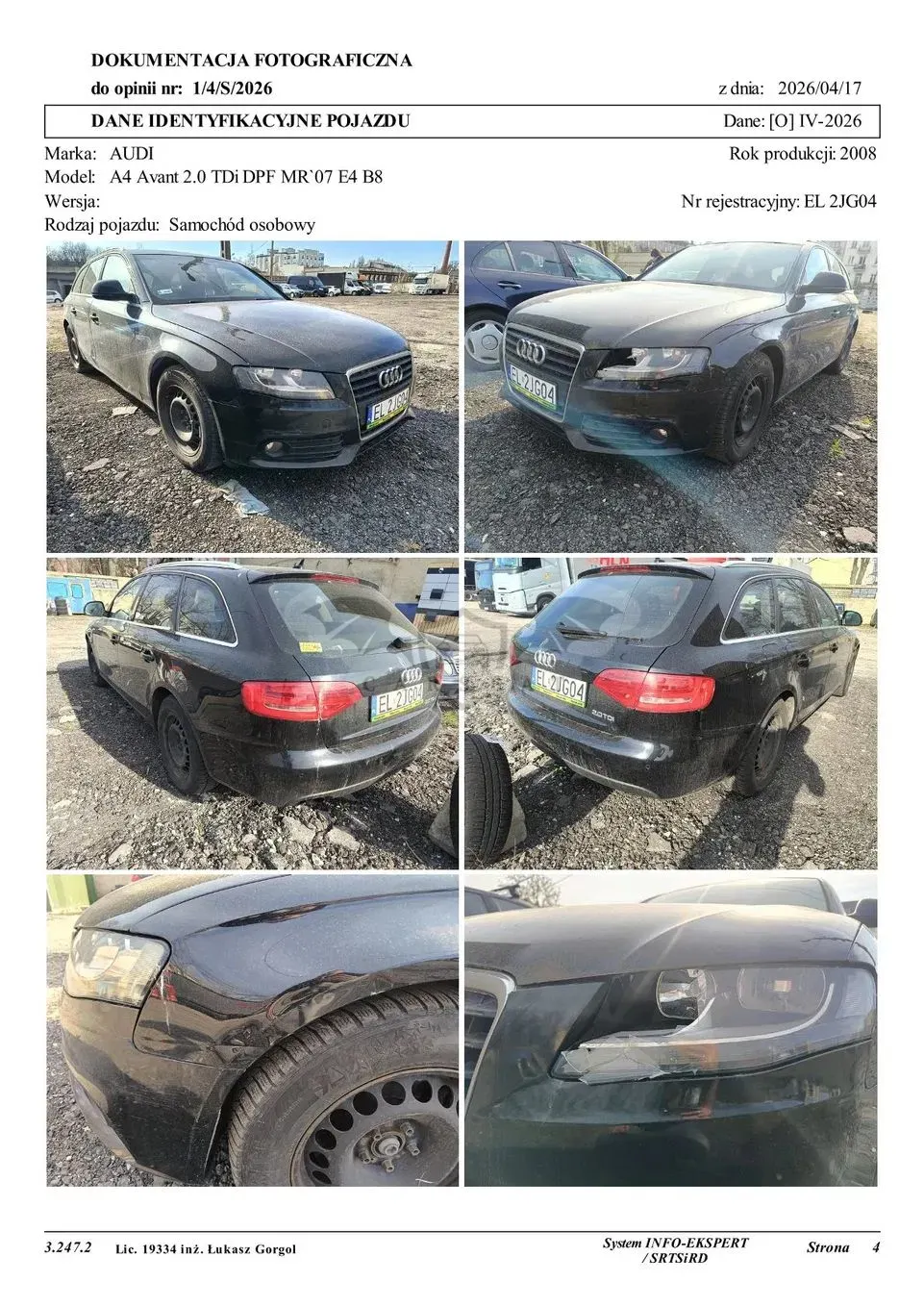 Audi A4 B8 2.0 TDI 2008
