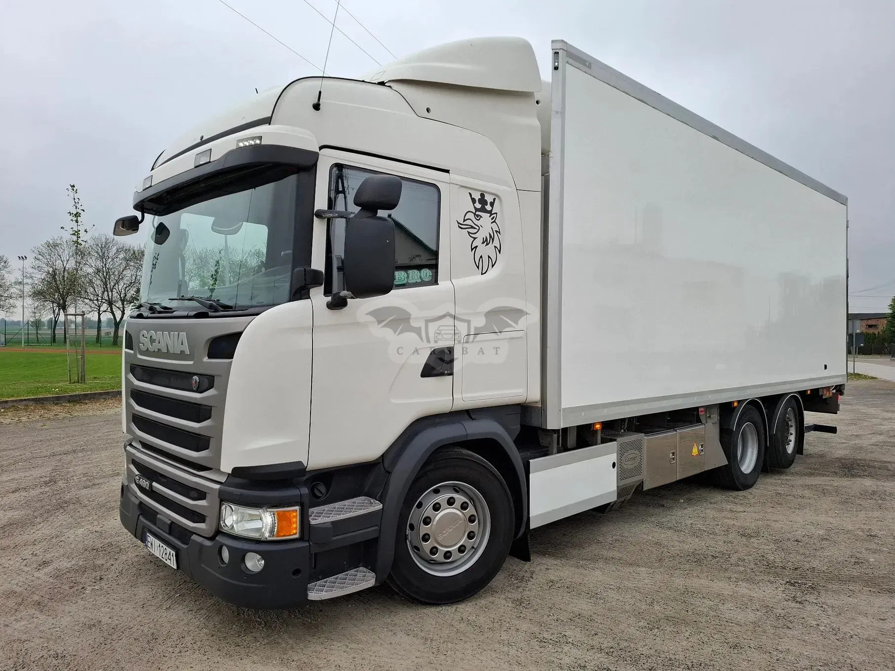Scania  18 palet carrier 1250 winda niski przebieg 2016