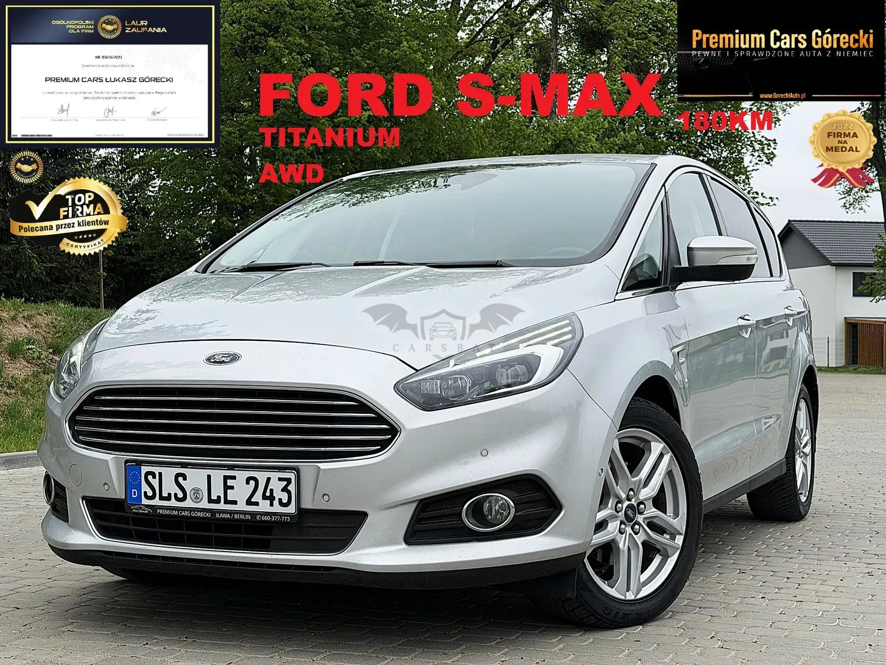 Ford S-Max II 2.0 TDCi 4WD Titanium PowerShift 2017