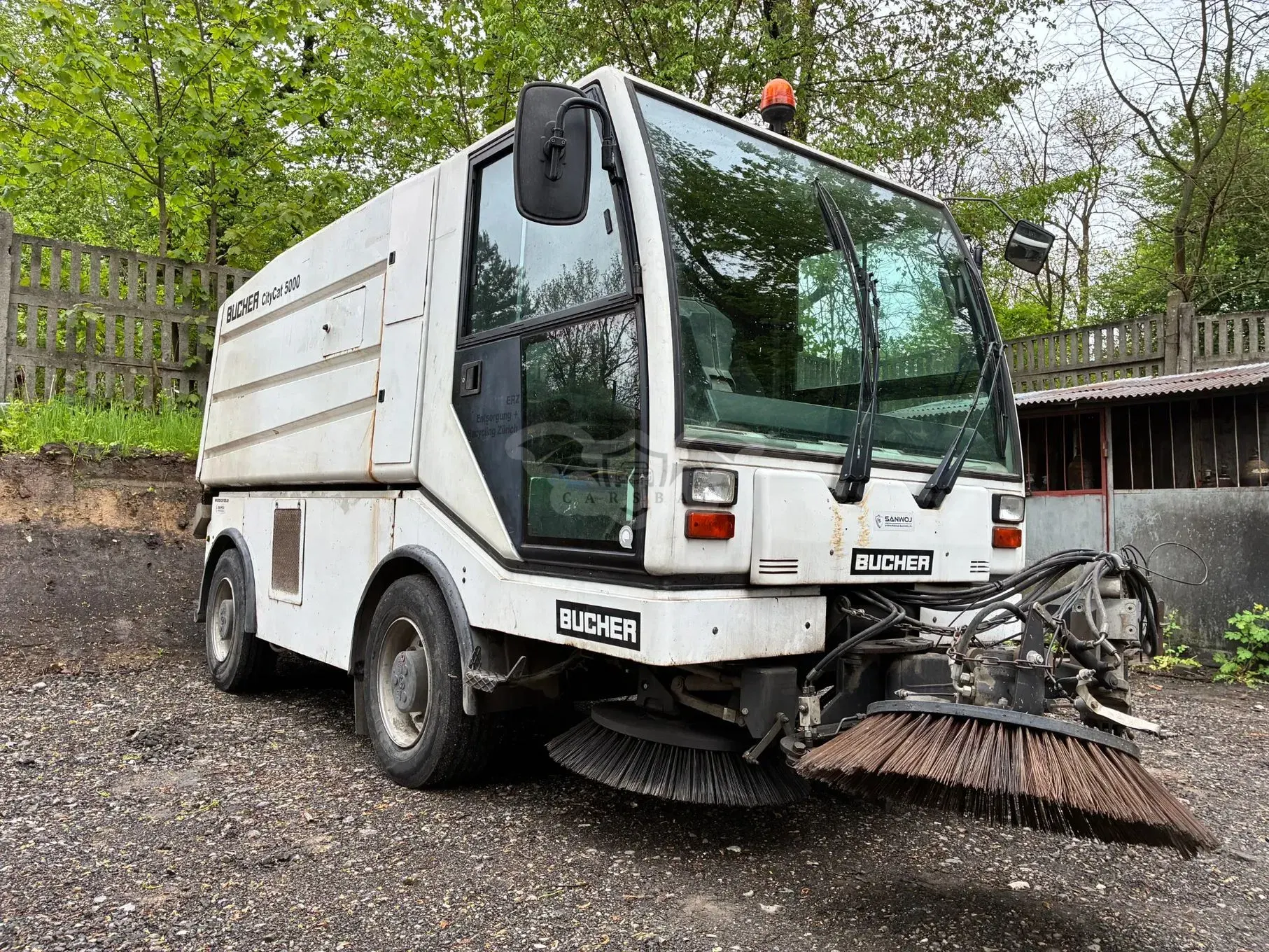 Bucher citycat 5000  zamiatarka uliczna bucher citycat 5000, silnik iveco, hako, karcher 2002