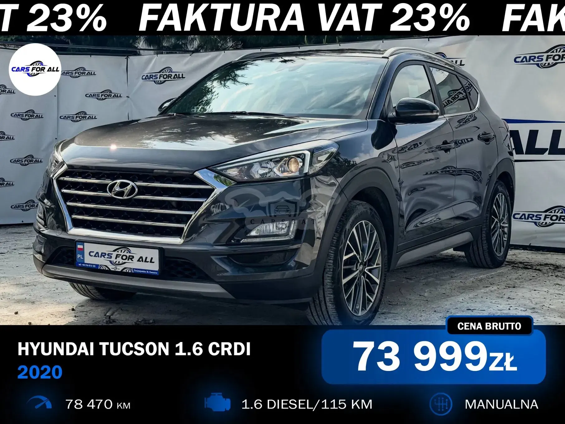 Hyundai Tucson III 1.6 CRDi 2WD Trend 2021