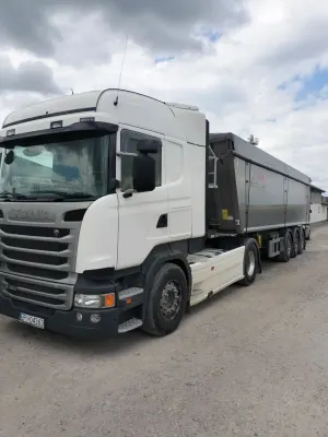 Scania  sprzedam zestaw scania z naczepą. 2016