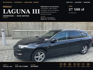 Renault Laguna III 2.0 T Bose Edition 2011