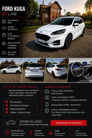 Ford Kuga III 1.5 EcoBoost ST-LINE 2021