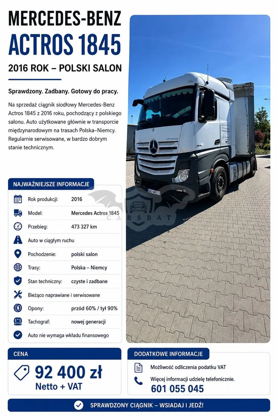 Mercedes-Benz Actros 2016