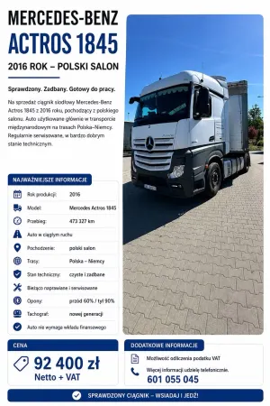 Mercedes-Benz Actros 2016