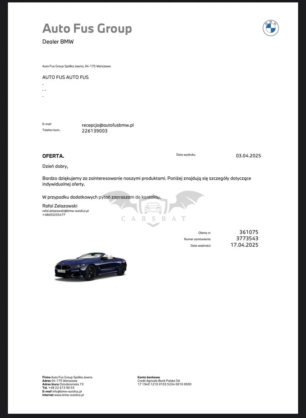 BMW 8 Series G14/G15/G16 2025