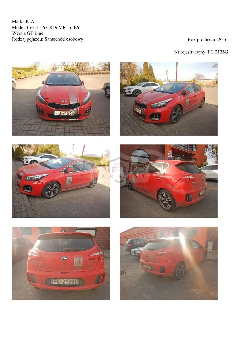 Kia Ceed II 1.6 CRDi GT Line 2016