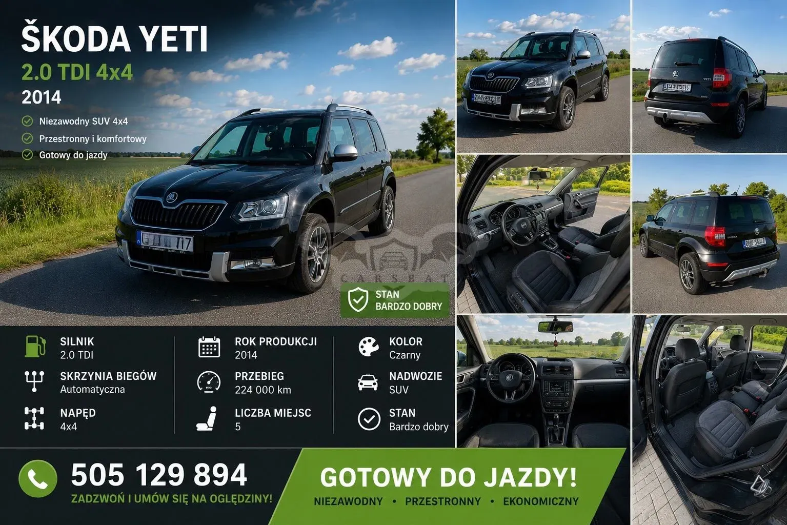 Skoda Yeti 2.0 TDI DPF 4x4 Elegance DSG 2014