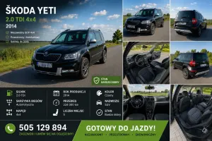 Skoda Yeti 2.0 TDI DPF 4x4 Elegance DSG 2014