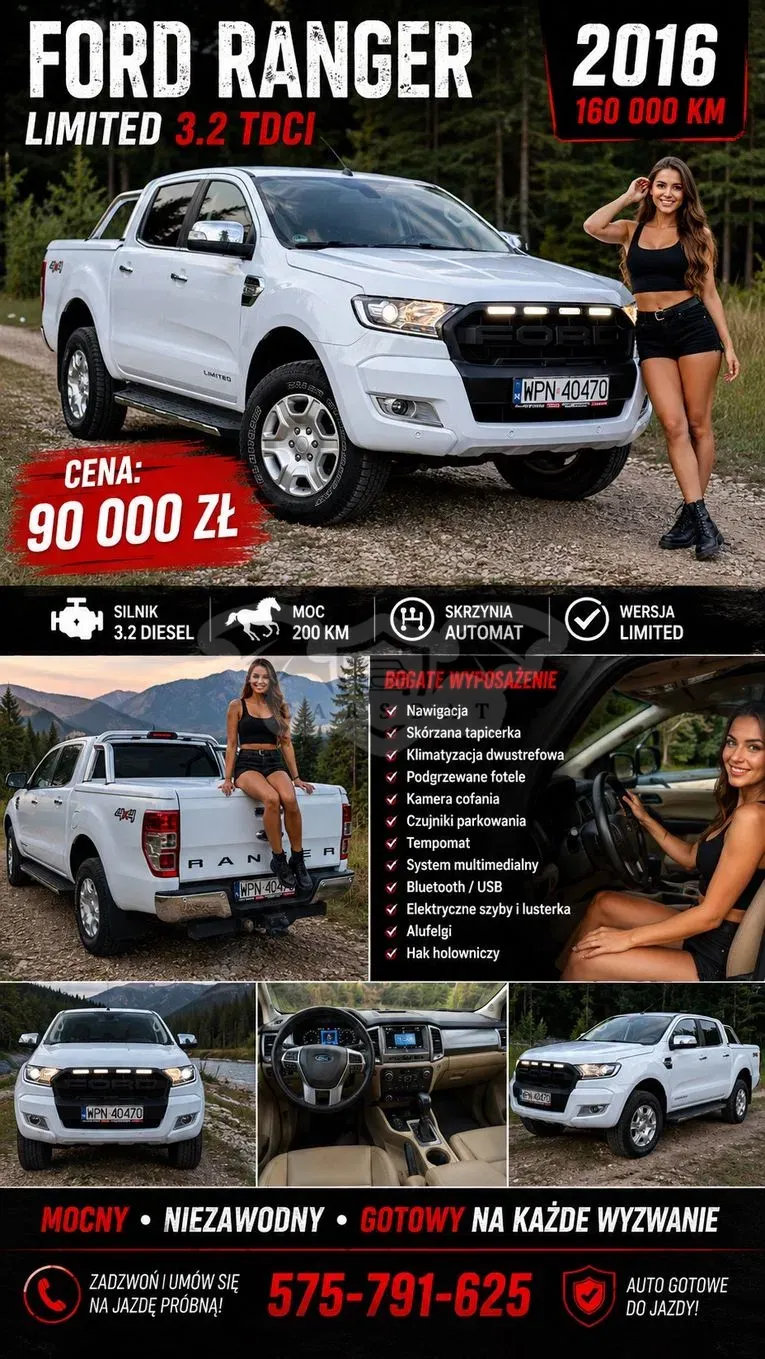 Ford Ranger Autm Limited 2016