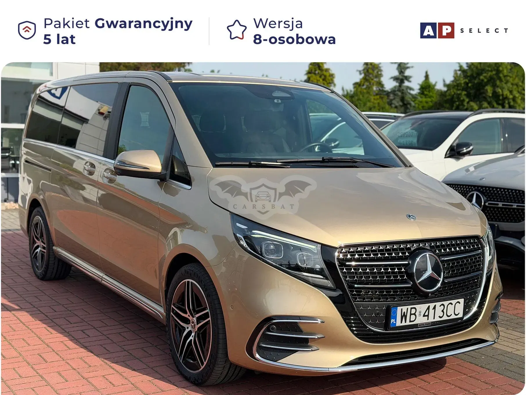 Mercedes-Benz V II 300 d 4-Matic 9G-Tronic Avantgarde (d³ugi) 2024