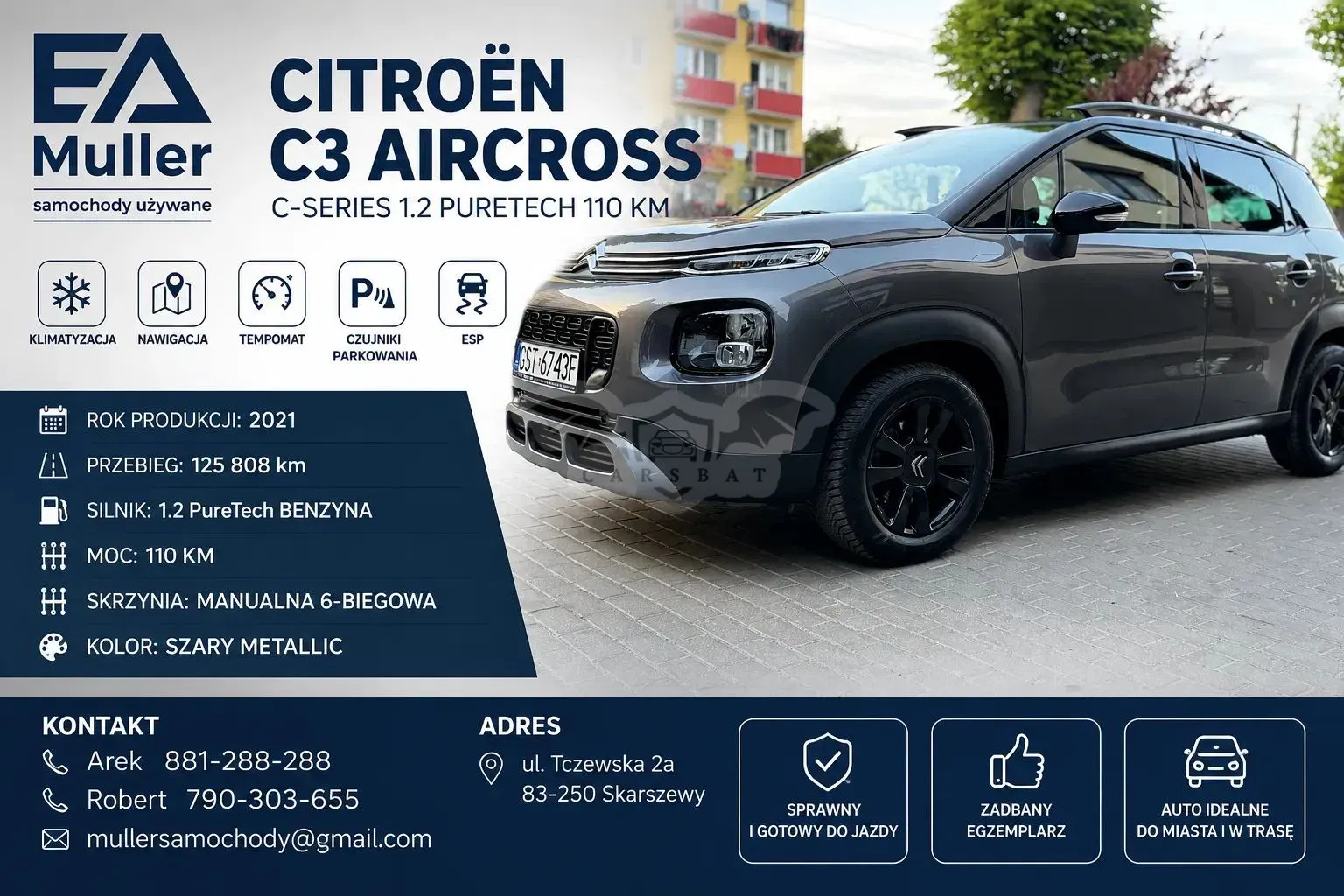 Citroën C3 Aircross 1.2 PureTech Rip Curl S&S 2021
