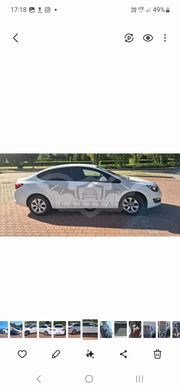 Opel Astra J 1.6 EU6 2018