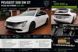 Peugeot 508 II 1.6 PureTech HYbrid PHEV GT S&S EAT8 2024