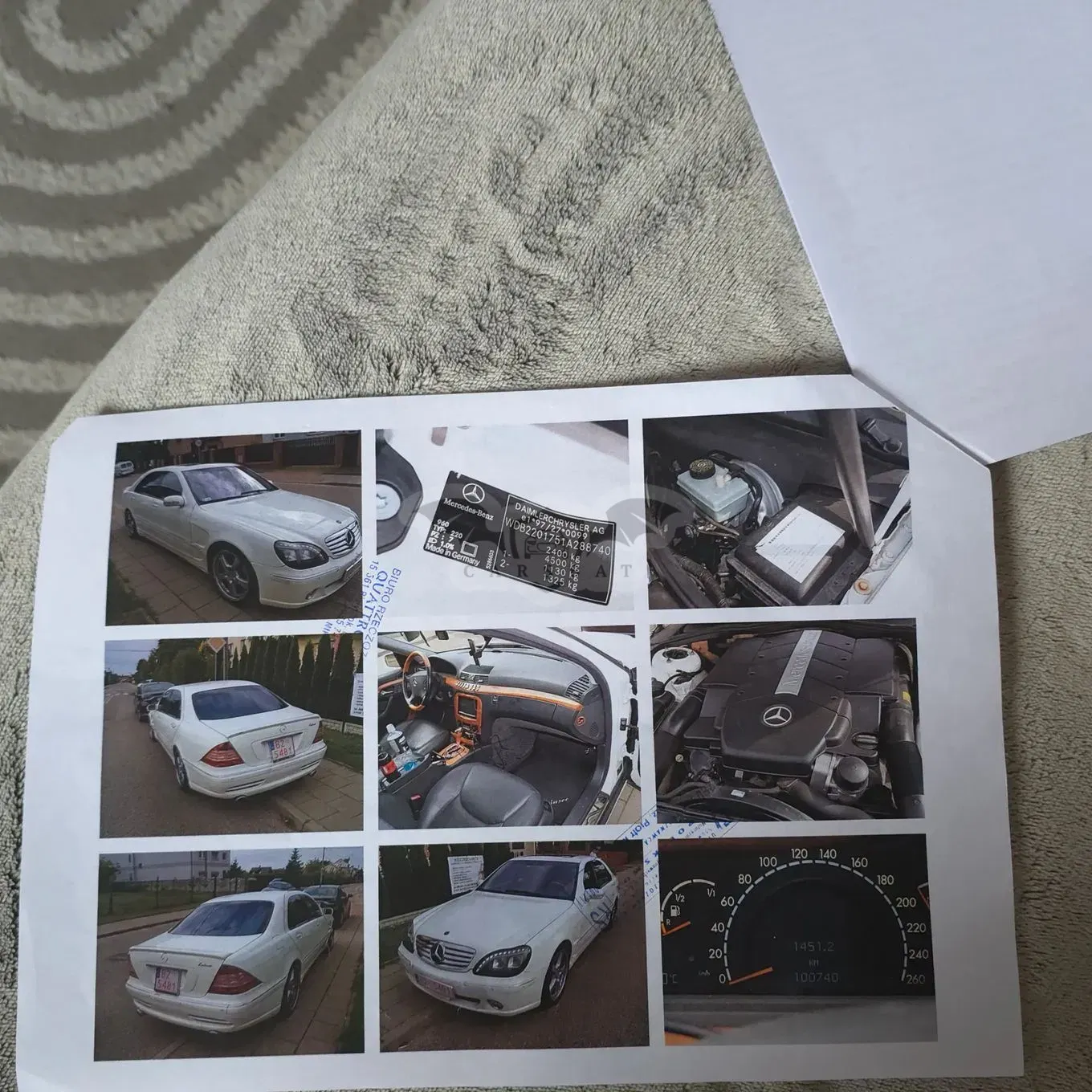 Mercedes-Benz S W220 500 L 2002