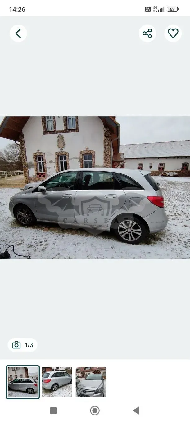 Mercedes-Benz B W246 180 SCORE 2013