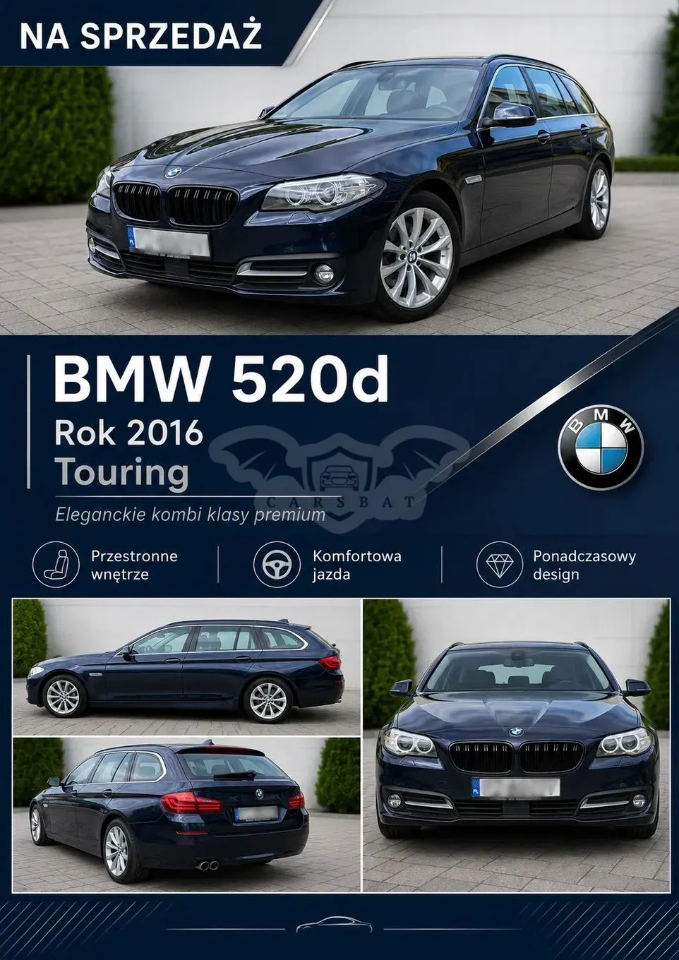 BMW 5 Series F10/F11 520d 2016