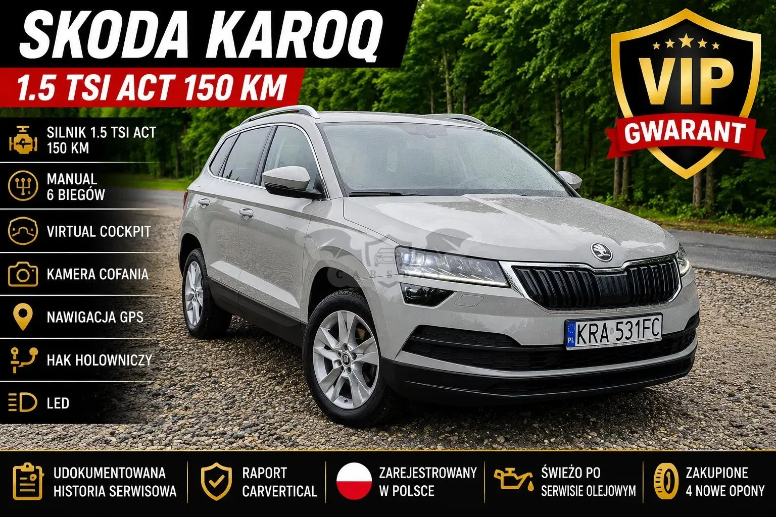 Skoda Karoq 1.5 TSI ACT Tour 2021