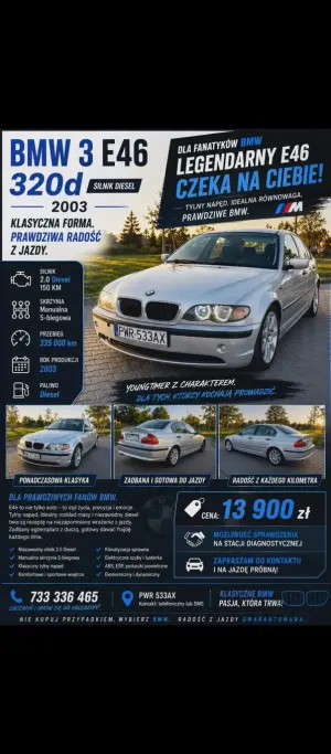 BMW 3 Series E46 320d 2003