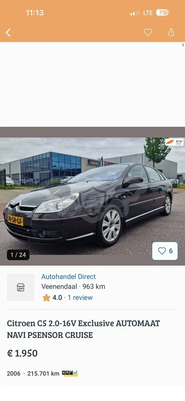 Citroën C5 II 2.0 16V Exclusive 2006