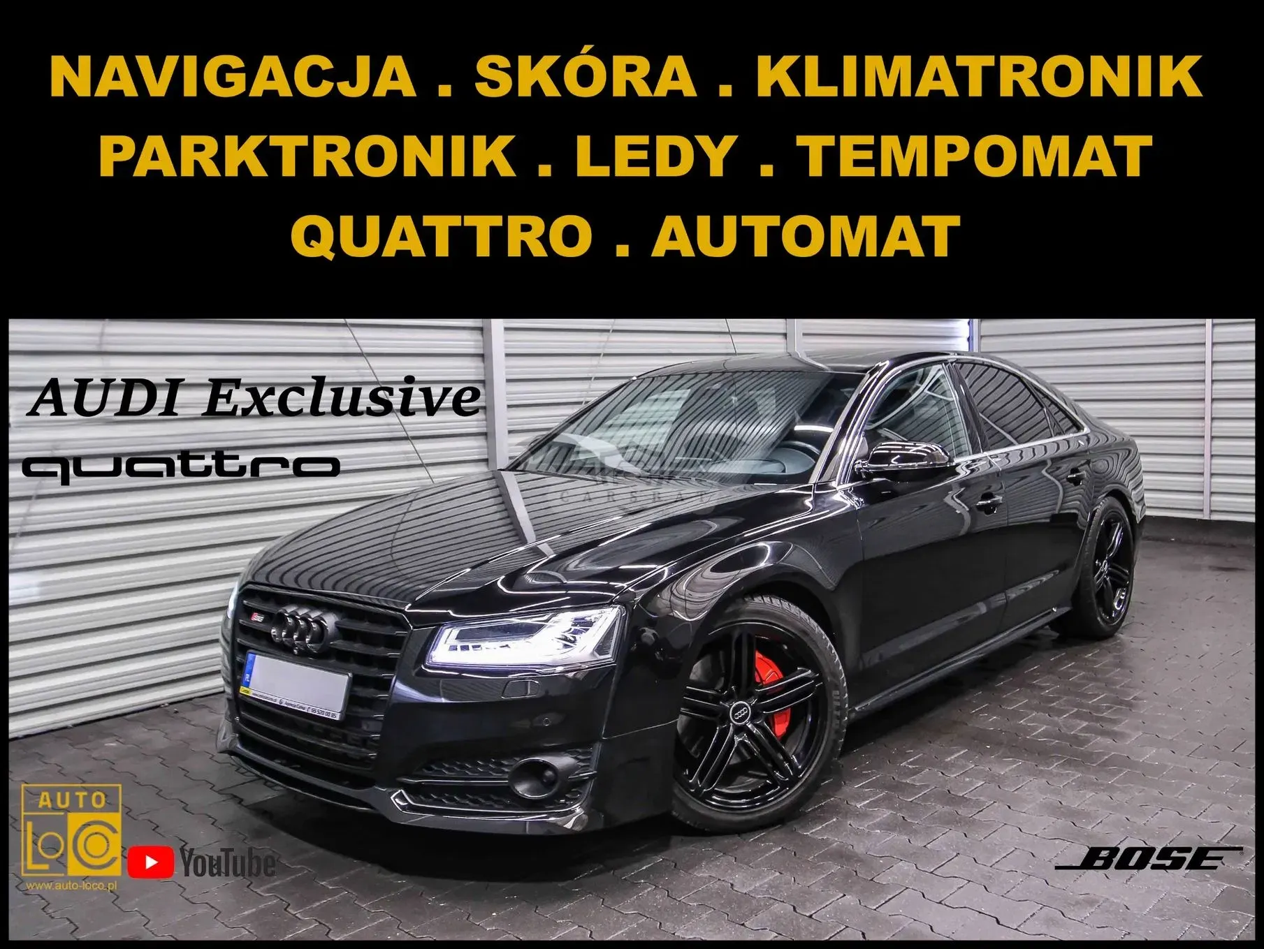 Audi A8 D4 (2010-) 3.0 TDI DPF quattro tiptronic 2016