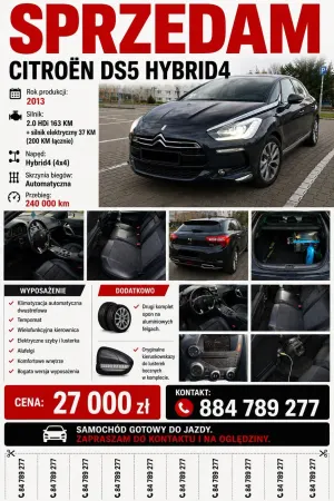 Citroën DS5 Hybrid4 2013