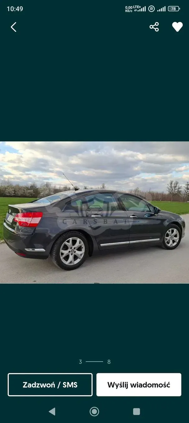 Citroën C5 III (2008-) 2.0i 16V Exclusive 2008