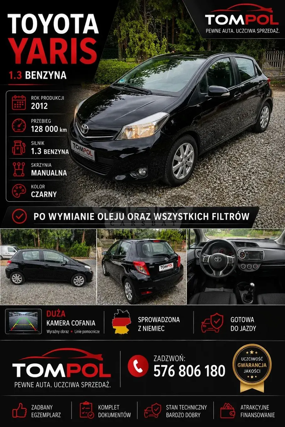 Toyota Yaris III (2011-2019) 1.33 VVT-i Life 2012