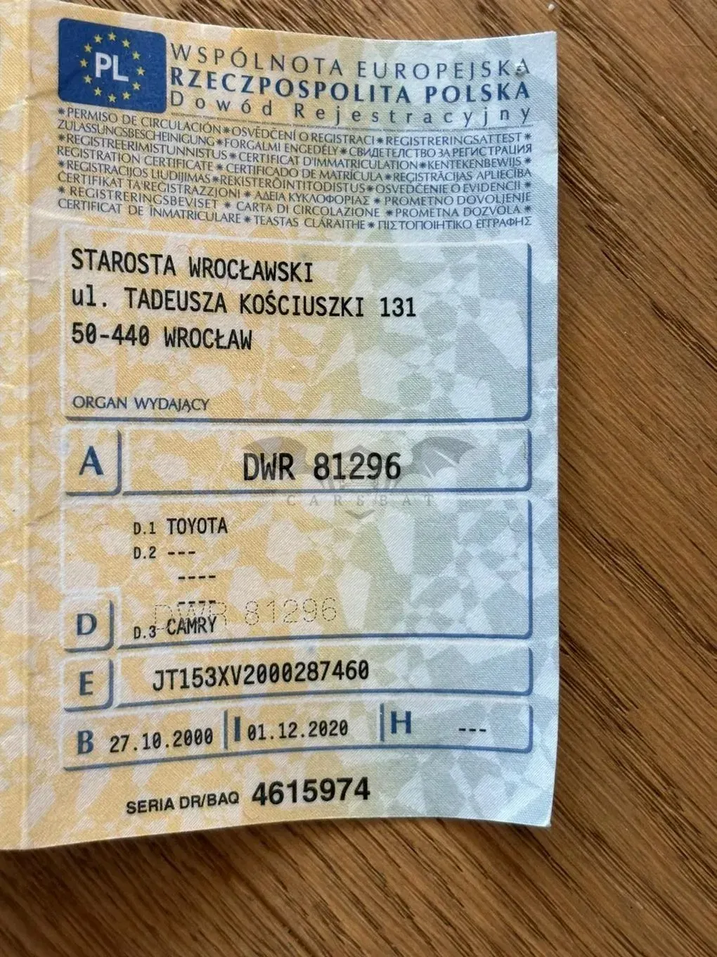 Toyota Camry 2000