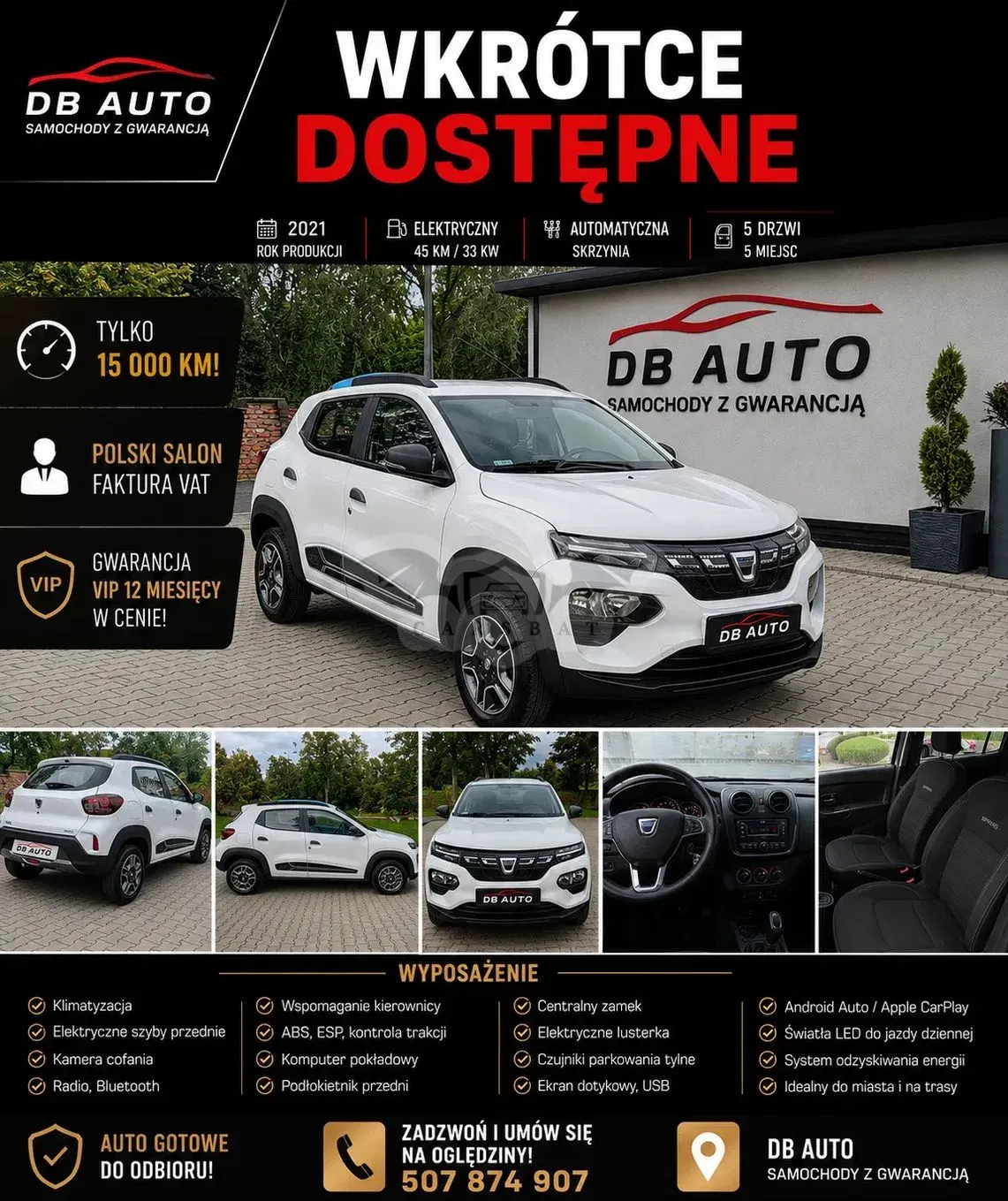 Dacia Spring 27.4kWh Business 2021