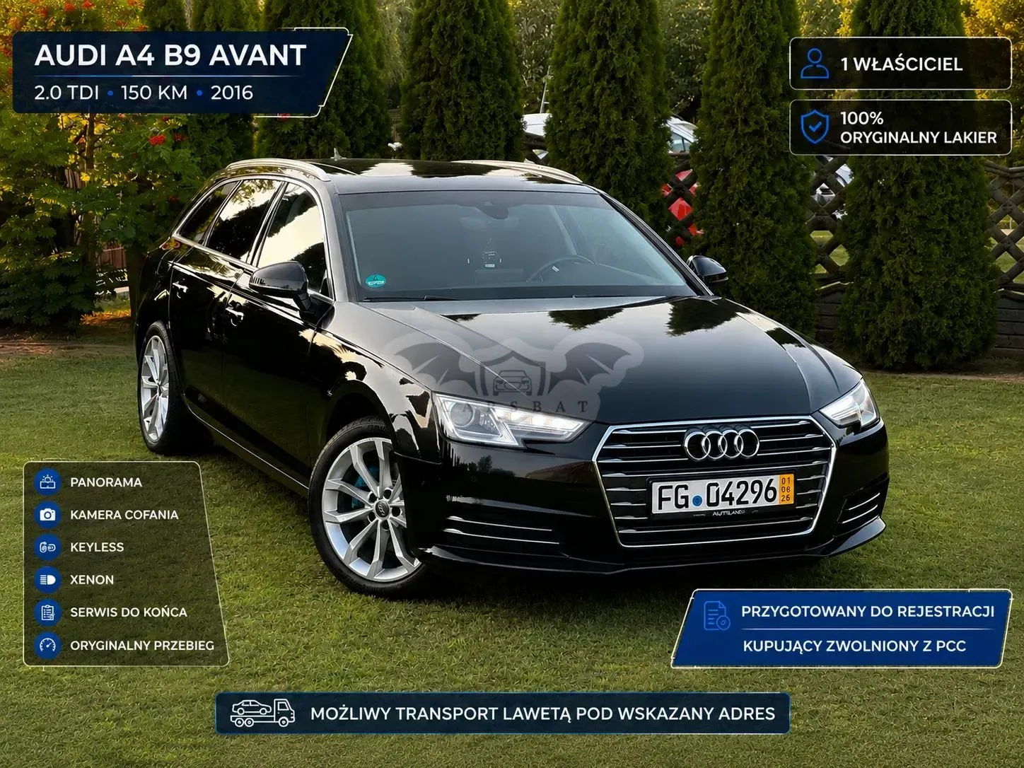 Audi A4 B9 (2015-) 2016