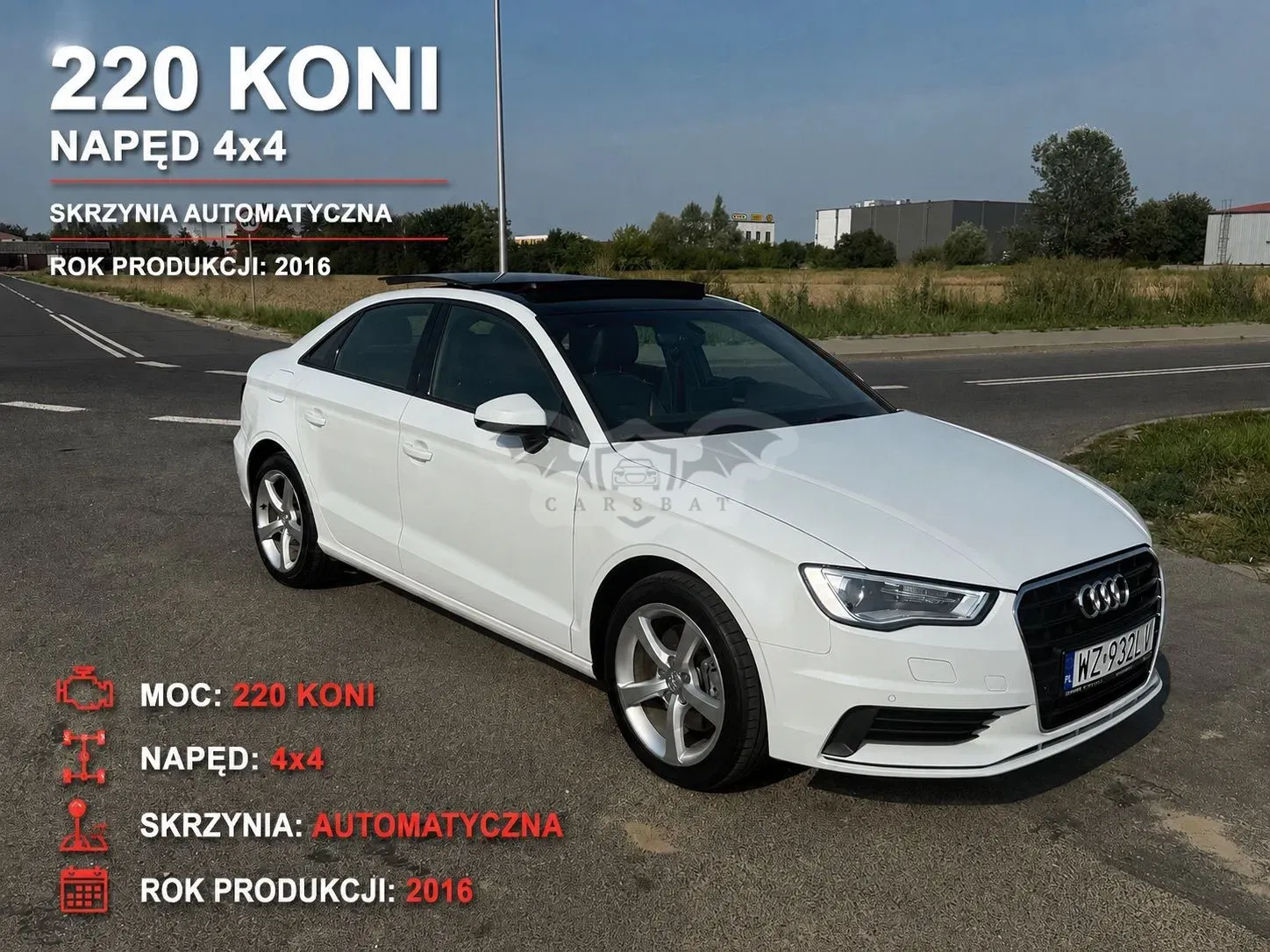 Audi A3 8V (2012-) 2.0 TFSI quattro S tronic sport 2016