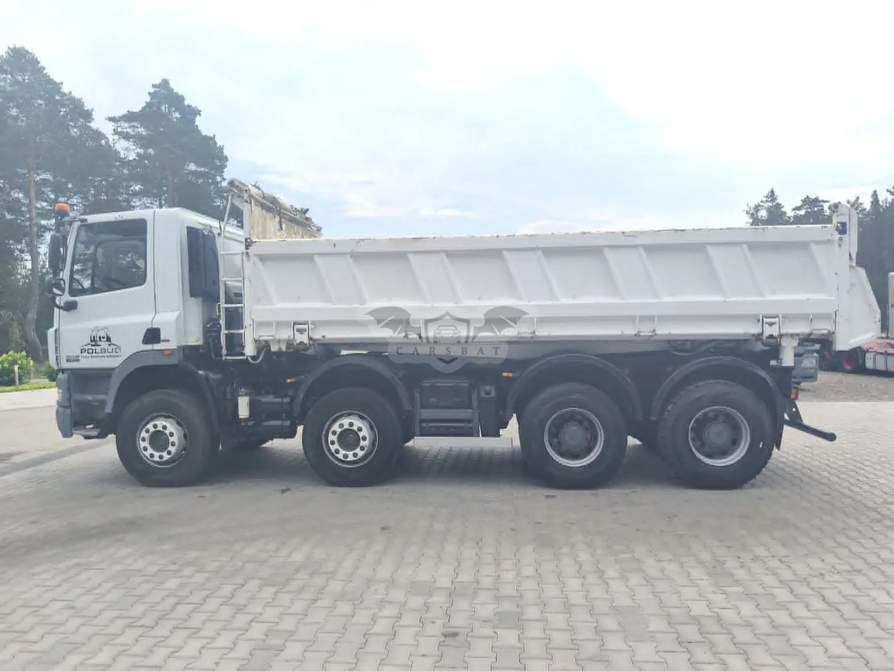 Daf 85.410 8x4 hydroburta euro 5 manual resory i własciciel salon polska 4 ośka 2008