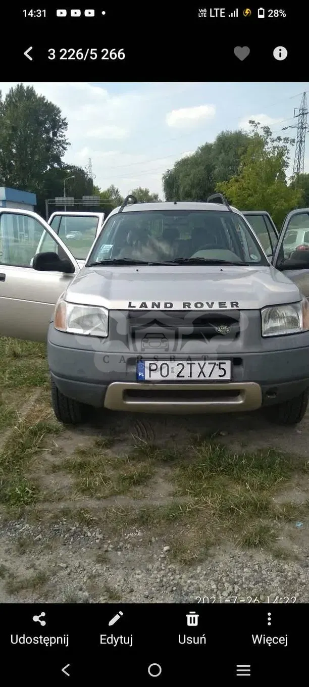 Land Rover Freelander I (1996-2006) 2000