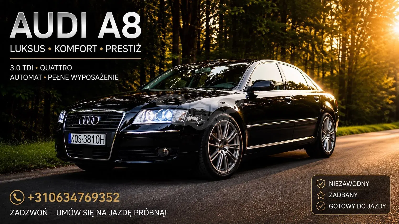 Audi A8 D3 (2002-2010) 3.0 TDI L Quattro 2007