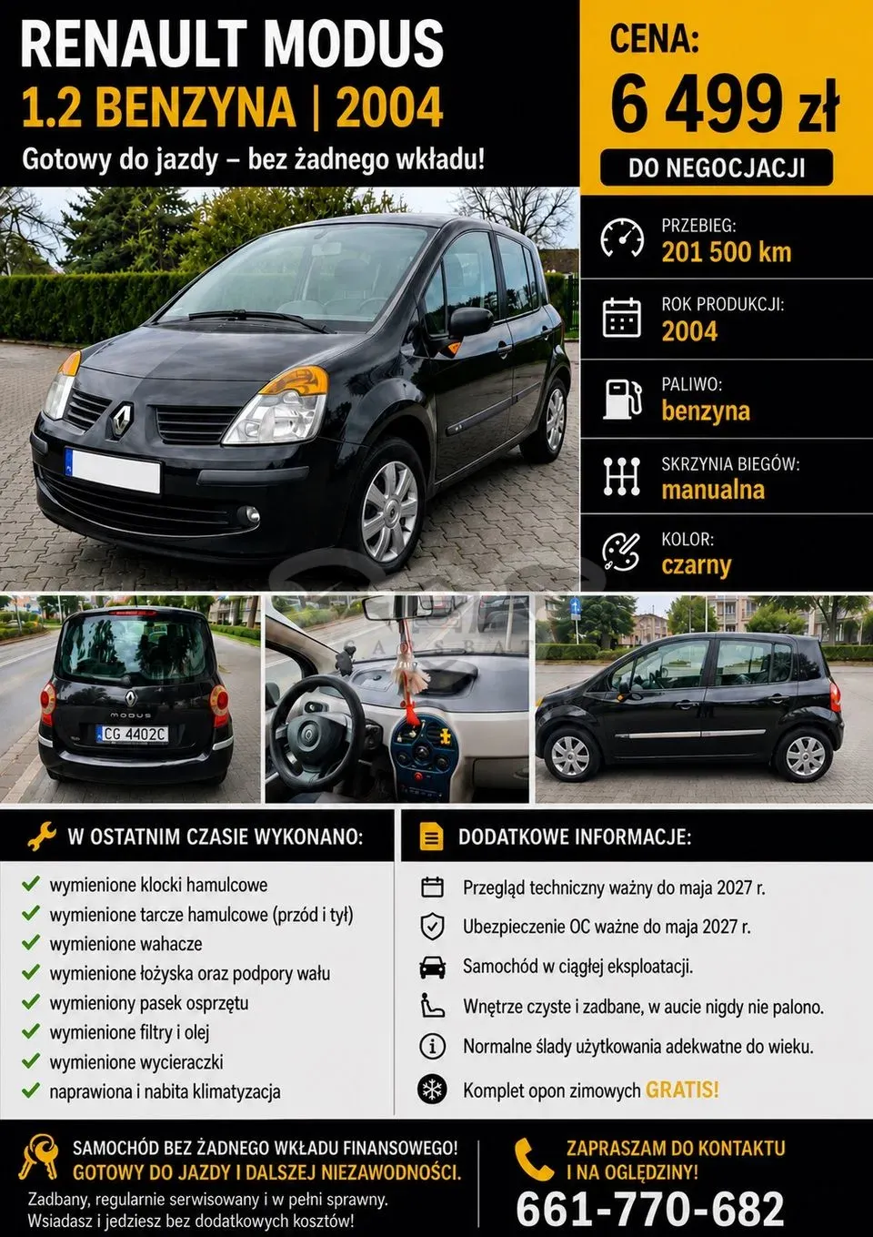 Renault Modus 1.2 16V Privilege 2004