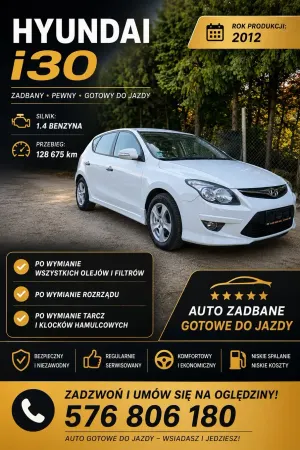Hyundai i30 I (2007-2012) 1.4 Edition 20 2012
