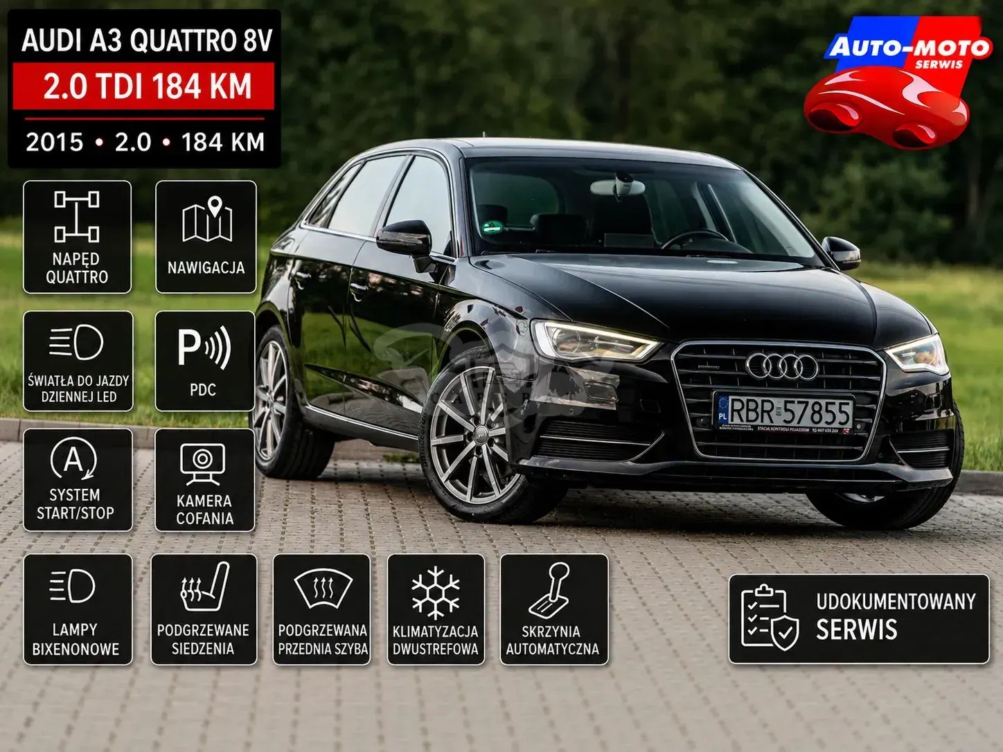 Audi A3 8V (2012-) 2.0 TDI quattro S tronic design 2015