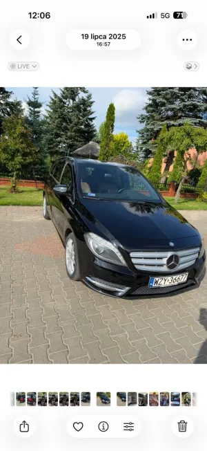 Mercedes-Benz B W246 (2011-2018) 200 CDI (BlueEFFICIENCY) 7G-DCT 2012